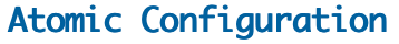 atomic
                                                          configuration