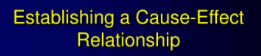 cause-effect relationship